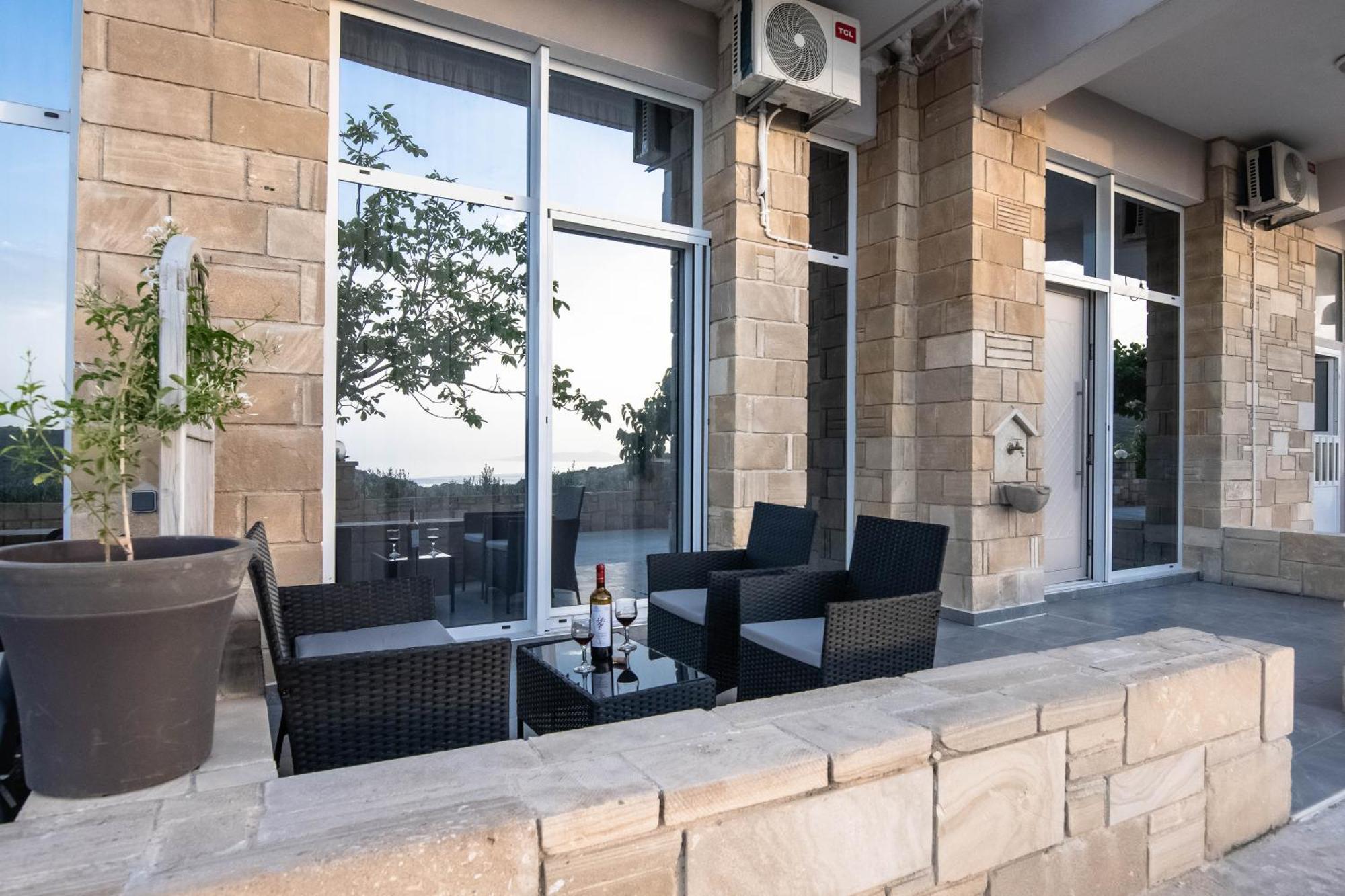 Rikanthos Stone Sea View Apartment Ιι Kíssamos Exteriör bild